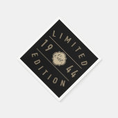 1944限定版80誕生日 スタンダードカクテルナプキン (角)