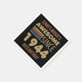 1944 80素晴らし誕生日以来 スタンダードカクテルナプキン (角)