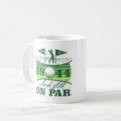 1944 80th誕生日ゴルフユーモア コーヒーマグカップ (正面左)