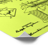 1944 Pistol Rocket Patent Art Drawing Print ポスター (角)