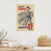 1944 Propaganda Poster Long live the Socialist ポスター (キッチン)