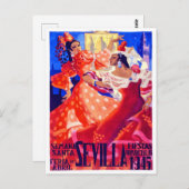 1945フェリアデセビラヴィンテージ ポストカード (正面/裏面)