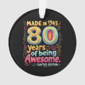 1945年に作られ、80年の存在を誇素晴らしる オーナメント (正面)