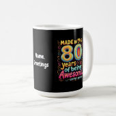 1945年に作られ、80年の存在を誇素晴らしる コーヒーマグカップ (正面右)