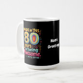 1945年に作られ、80年の存在を誇素晴らしる コーヒーマグカップ (正面左)