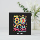 1945年に製作された、80年分のカッコよさ 招待状 (スタンド正面)