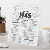 1945年の誕生日の思い出 台座サイン (インサイチュ)