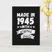 1945年オリジナルパーツで製作 カード (黄色い花)