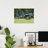 1945年グッドイヤーFG-1Dコルセア。 ポスター (ホームオフィス)