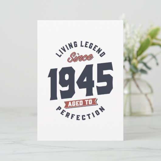 1945年生まれの生きる伝説 誕生日プレゼント 招待状 (スタンド正面)