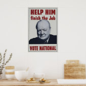 1945年選挙ポスター イギリス保守党 ポスター (キッチン)