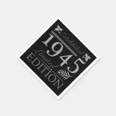 1945年限定版80誕生日 スタンダードカクテルナプキン (角)