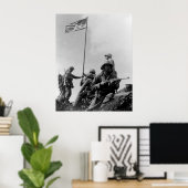 1945年2月23日に開催された第1次硫黄島国旗 ポスター (ホームオフィス)