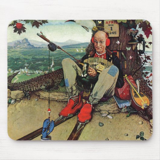 1945年4月1日 マウスパッド (正面)