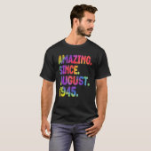 1945年78威厳がある歳の誕生日から驚き Tシャツ (正面フル)