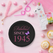 1945年80誕生日以来の素晴らしい ペーパープレート (パーティー)