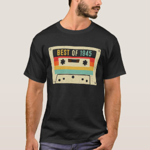 1945最高のカセットテープレトロヴィンテージ78th Birt Tシャツ