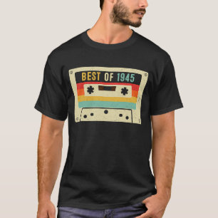 1945最高のカセットテープレトロヴィンテージ78th Birt Tシャツ