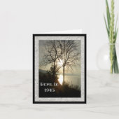 1945生まれ年の誕生日おもしろい事実グリーティングカード カード (正面)