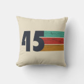 1945生まれ年ヴィンテージ80歳の誕生日ギフト クッション (正面)