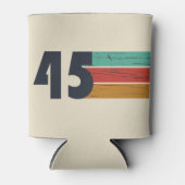 1945生まれ年ヴィンテージ80歳の誕生日ギフト 缶クーラー (正面)