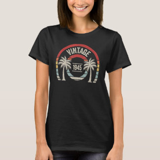 1945生まれ年77誕生日77歳のヴィンテージ Tシャツ