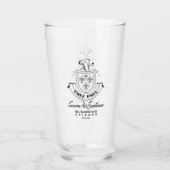 〒1945-1964シカゴフランスの市チェス・ポール・レストラン タンブラーグラス (正面)