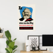 1945 SPD Election Poster He guided us along the ポスター (ホームオフィス)