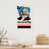 1945 SPD Election Poster He guided us along the ポスター (キッチン)