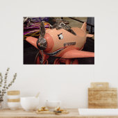 1946マレー追撃機ペダル車 ポスター (キッチン)