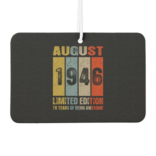 1946威厳がある年限定版素晴らし カーエアーフレッシュナー (正面)