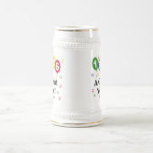 1946年すばらしい年の誕生日 ビールジョッキ (中央)