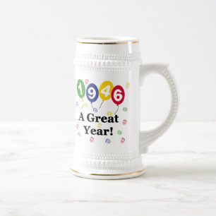 1946年すばらしい年の誕生日 ビールジョッキ