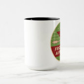 1946年のヴィンテージのフロンティア航空会社のロゴのマグ マグカップ (中央)