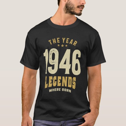 1946年のヴィンテージ- 77年素晴らし! Tシャツ (正面)