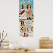 1946年りんそ洗剤Ad ポスター (キッチン)