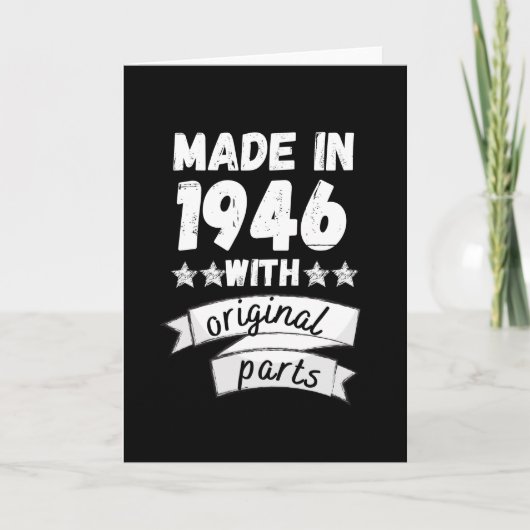 1946年オリジナルパーツで製作 カード (正面)