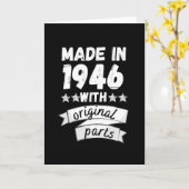 1946年オリジナルパーツで製作 カード (黄色い花)