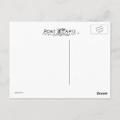 1946年ミッドセンチュリーのファッションの女性 ポストカード (裏面)