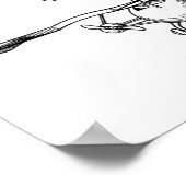 1946年旅客機特許スケッチプリント ポスター (角)