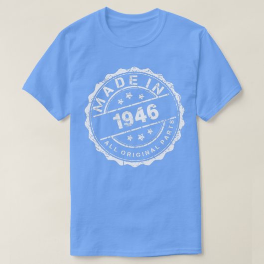 1946年製すべてのオリジナル部品 Tシャツ (デザイン正面)