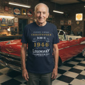 1946 Birthday Personalized Legendary Blue Tシャツ