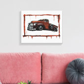 1946 Chevroletピックアップトラック キャンバスプリント (インサイチュ (リビング))