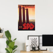 1946 German SPD Election Poster In unity lays the ポスター (ホームオフィス)