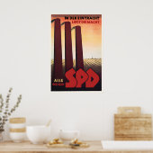 1946 German SPD Election Poster In unity lays the ポスター (キッチン)