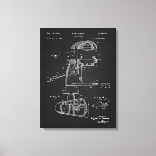 1947アイスクラッシャーアート キャンバスプリント (正面)