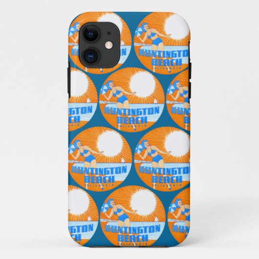 1947ハンティントンビーチカリフォルニア Case-Mate iPhoneケース (裏面)