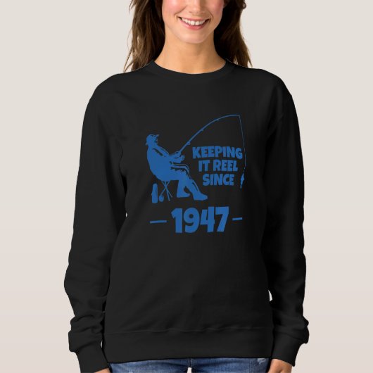 1947保年の魚釣り以来のItリール スウェットシャツ (正面)