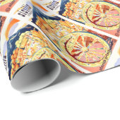 1947年のシシリーイタリア旅行ポスター永遠の春 ラッピングペーパー (ロールコーナー)