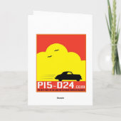 1947年のプリマスのクリスマス シーズンカード (裏面)